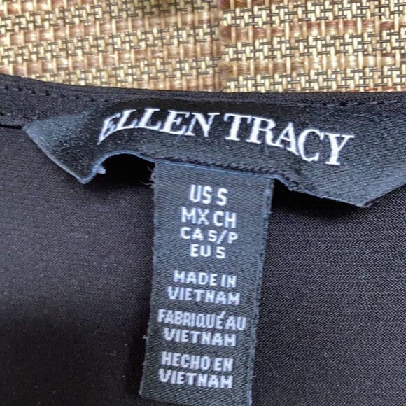 Ellen Tracy black zipper shirt - Picture 4 of 6